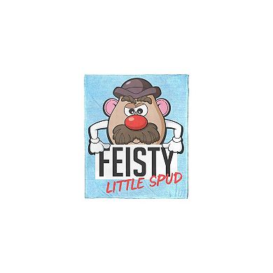 Hasbro Mr. Potato Head Feisty Little Spud Silk Touch Throw Blanket 50x60 Inches