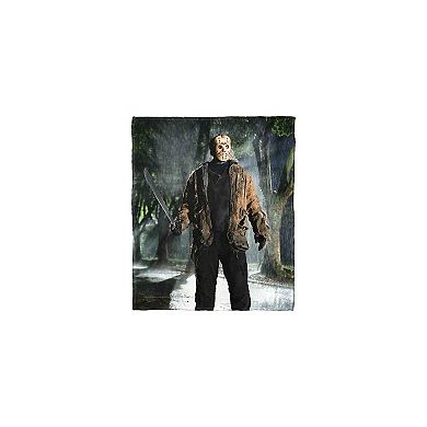 Warner Bros. Freddy vs Jason Out In The Storm Silk Touch Throw Blanket 50x60 Inches