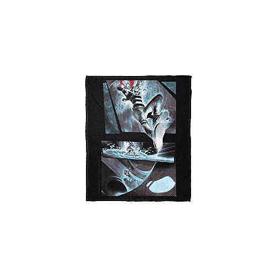 Dc Comics Batman Harley Quinn Dropping In Silk Touch Throw Blanket