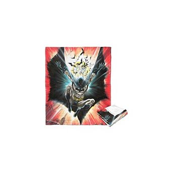 Dc Comics Batman Illustrative Batman Silk Touch Throw Blanket