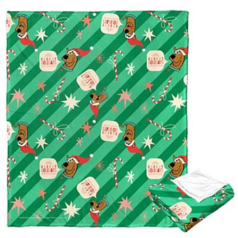 Warner Bros. Scooby-Doo Groovy Wrapping Paper Silk Touch Throw Blanket 50x60 Inches