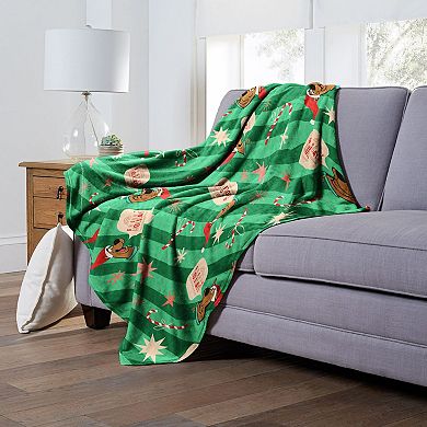 Warner Bros. Scooby-Doo Groovy Wrapping Paper Silk Touch Throw Blanket 50x60 Inches