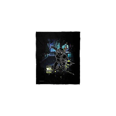 Cartoon Network's Ben 10 Ultimate Alien Silk Touch Throw Blanket