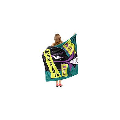 Disney Villains Not Impressed Silk Touch Throw Blanket 50x60 Inches