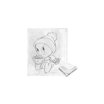 Warner Bros. Looney Tunes Tweety Bird Cocoa Silk Touch Throw Blanket 50x60 Inches
