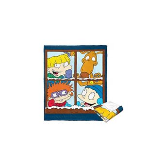 Nickelodeon Nick Rewind Rugrats Winter Window Silk Touch Throw Blanket 50x60 Inches