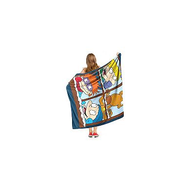 Nickelodeon Nick Rewind Rugrats Winter Window Silk Touch Throw Blanket 50x60 Inches