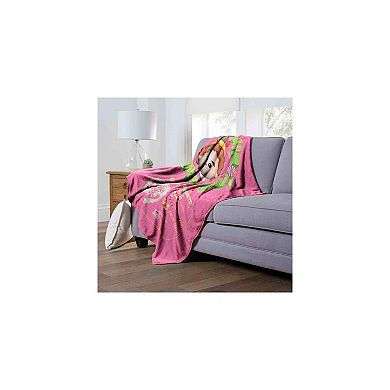 Warner Bros. Elf Four Food Groups Pink Silk Touch Throw Blanket 50x60 Inches