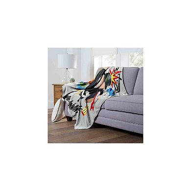 Hasbro Monopoly Always Winning Silk Touch Throw Blanket 50x60 Inches