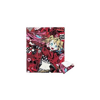 Dc Comics Batman Harley Quinn's Crazy Silk Touch Throw Blanket
