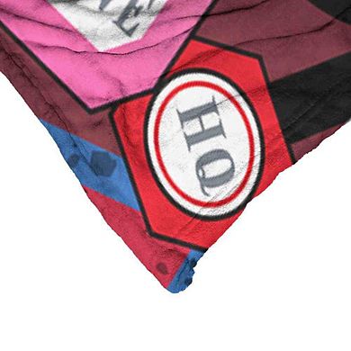 Dc Comics Batman Harley Quinn's Crazy Silk Touch Throw Blanket