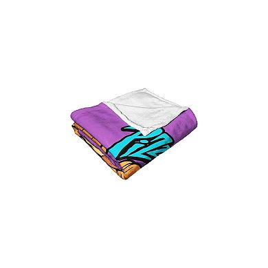 Warner Bros. Scooby-Doo Pizza Ghost Silk Touch Throw Blanket 50x60 Inches