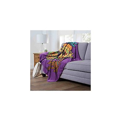 Warner Bros. Scooby-Doo Pizza Ghost Silk Touch Throw Blanket 50x60 Inches