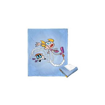 Cartoon Network Dexter's Laboratory Test Run Silk Touch Throw Blanket 50x60 Inches