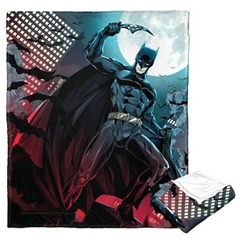 Dc Comics Batman Stylized Batman Silk Touch Throw Blanket