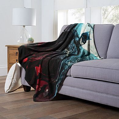 Dc Comics Batman Stylized Batman Silk Touch Throw Blanket