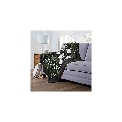 Warner Bros. Beetlejuice Say It Three Times Silk Touch Throw Blanket 50x60 Inches