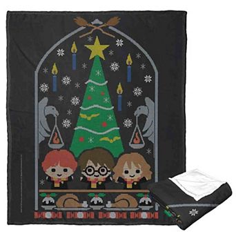 Warner Bros. Harry Potter Celebrating Together Silk Touch Throw Blanket 50x60 Inches