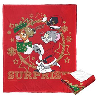 Warner Bros. Tom And Jerry Surprise Silk Touch Throw Blanket 50x60 Inches