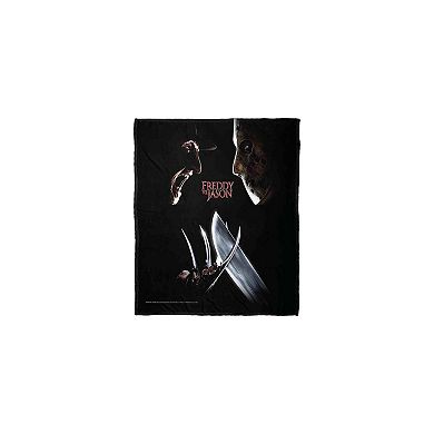 Warner Bros. Freddy vs Jason Freddy vs Jason Poster Silk Touch Throw Blanket 50x60 Inches