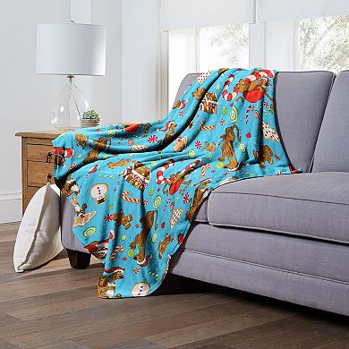 Warner Bros. Scooby-Doo Festive Scooby Sweets Silk Touch Throw Blanket 50x60 Inches