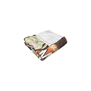 Warner Bros. Scooby-Doo Mystery Thriller Comic Silk Touch Throw Blanket 50x60 Inches