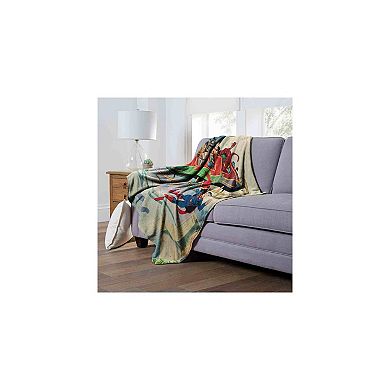 Warner Bros. Justice League Super Sleigh Silk Touch Throw Blanket 50x60 Inches