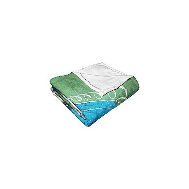 Warner Bros. Polar Express Round Trip Silk Touch Throw Blanket 50x60 Inches