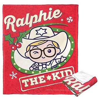 Warner Bros. A Christmas Story The Kid Silk Touch Throw Blanket 50x60 Inches