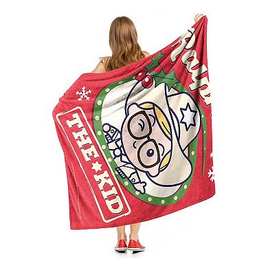Warner Bros. A Christmas Story The Kid Silk Touch Throw Blanket 50x60 Inches