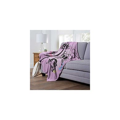 Cartoon Network Powerpuff Girls Flying High Silk Touch Throw Blanket 50x60 Inches