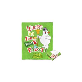 Warner Bros. Frosty the Snowman No Fun With Out Frosty Silk Touch Throw Blanket 50x60 Inches