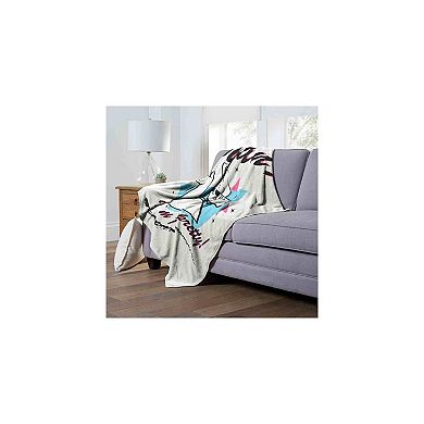 Cartoon Network Johnny Bravo Man Im Pretty Silk Touch Throw Blanket 50x60 Inches