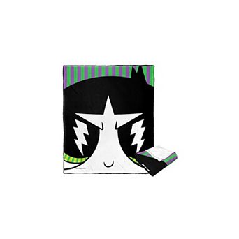 Cartoon Network Powerpuff Girls Buttercup Lightning Eyes Silk Touch Throw Blanket 50x60 Inches