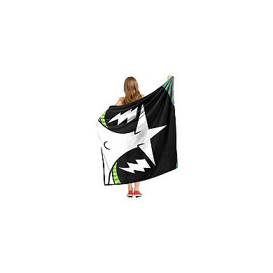Cartoon Network Powerpuff Girls Buttercup Lightning Eyes Silk Touch Throw Blanket 50x60 Inches