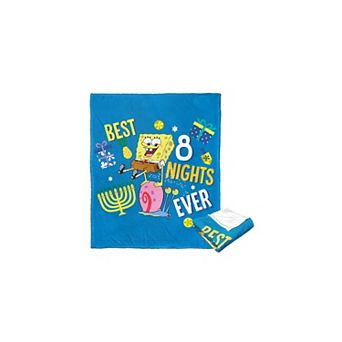 Spongebob Best Eight Nights Silk Touch Throw Blanket