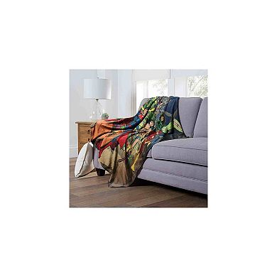 Warner Bros. Justice League Holiday Team Work Silk Touch Throw Blanket 50x60 Inches