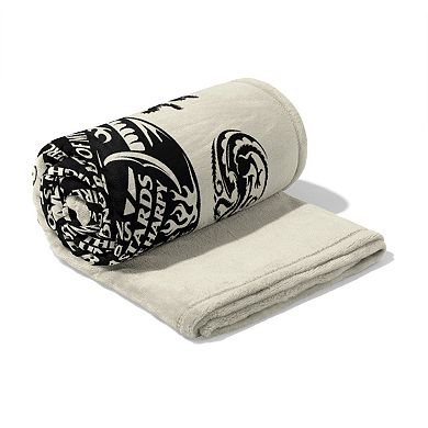Warner Bros. Game Of Thrones Throne Of Words Silk Touch Throw Blanket 50x60 Inches