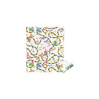 Hasbro Candyland Walk Through Candyland Silk Touch Throw Blanket