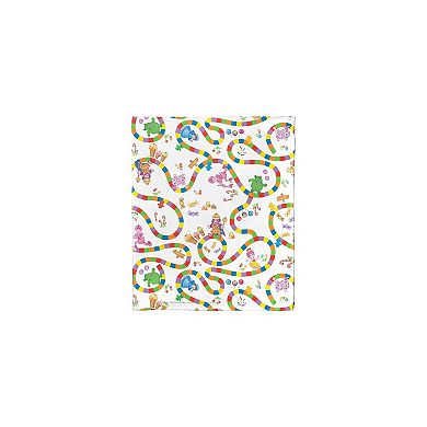Hasbro Candyland Walk Through Candyland Silk Touch Throw Blanket
