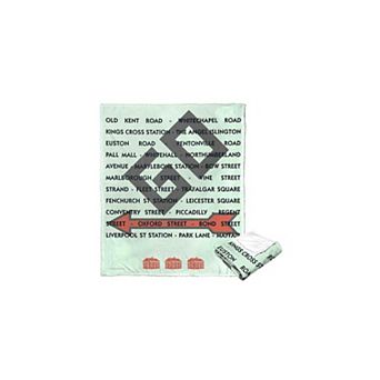 Hasbro Monopoly Pass Go Silk Touch Throw Blanket 50x60 Inches