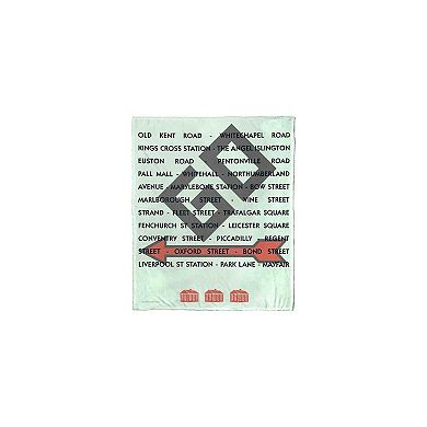 Hasbro Monopoly Pass Go Silk Touch Throw Blanket 50x60 Inches