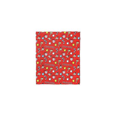 Cartoon Network Ed Edd N Eddy Ed Boys Pattern Silk Touch Throw Blanket 50x60 Inches