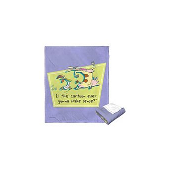 Cartoon Network's Cow And Chicken Will This Make Sense Silk Touch Throw Blanket