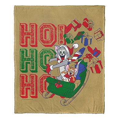 Warner Bros. Tom And Jerry Present Delivery Silk Touch Throw Blanket 50x60 Inches