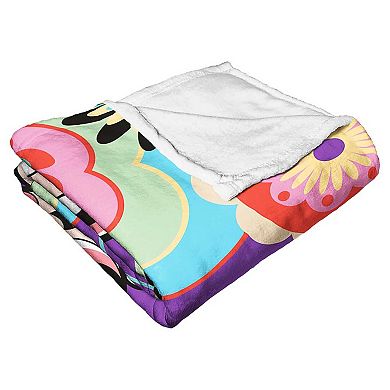 Cartoon Network Powerpuff Girls Flower Explosion Silk Touch Throw Blanket 50x60 Inches