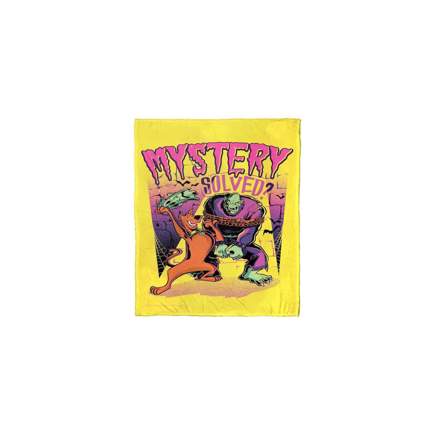INTIMO Scooby-Doo The Mystery Machine Weihnachtsdecke – Seidig Weich, 127x152 Cm, Plüsch