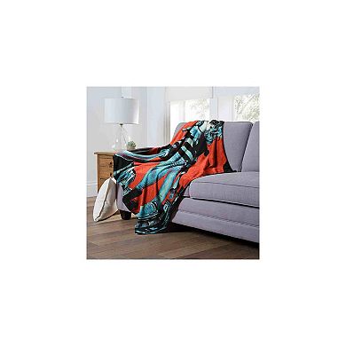 Dc Comics Batman Harley Quinn On Patrol Silk Touch Throw Blanket