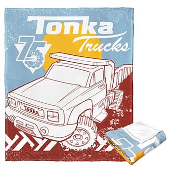 Hasbro Tonka Trucks Silk Touch Throw Blanket 50x60 Inches