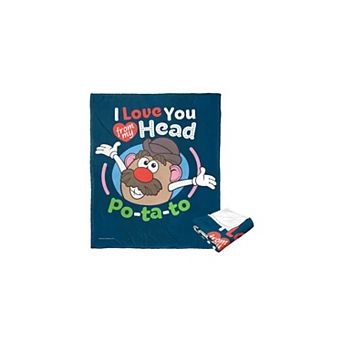 Hasbro Mr. Potato Head Head To Po Ta Toe Silk Touch Throw Blanket 50x60 Inches